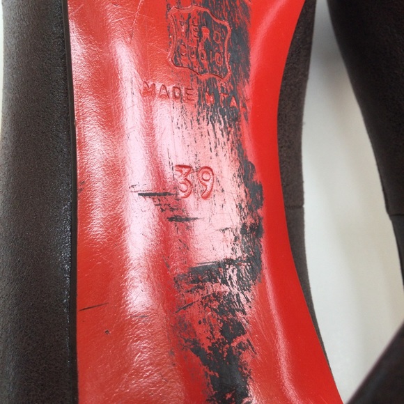 Christian Louboutin High Heels Luxury Size 39 Peep Toe Formal Office Party - Picture 12 of 16